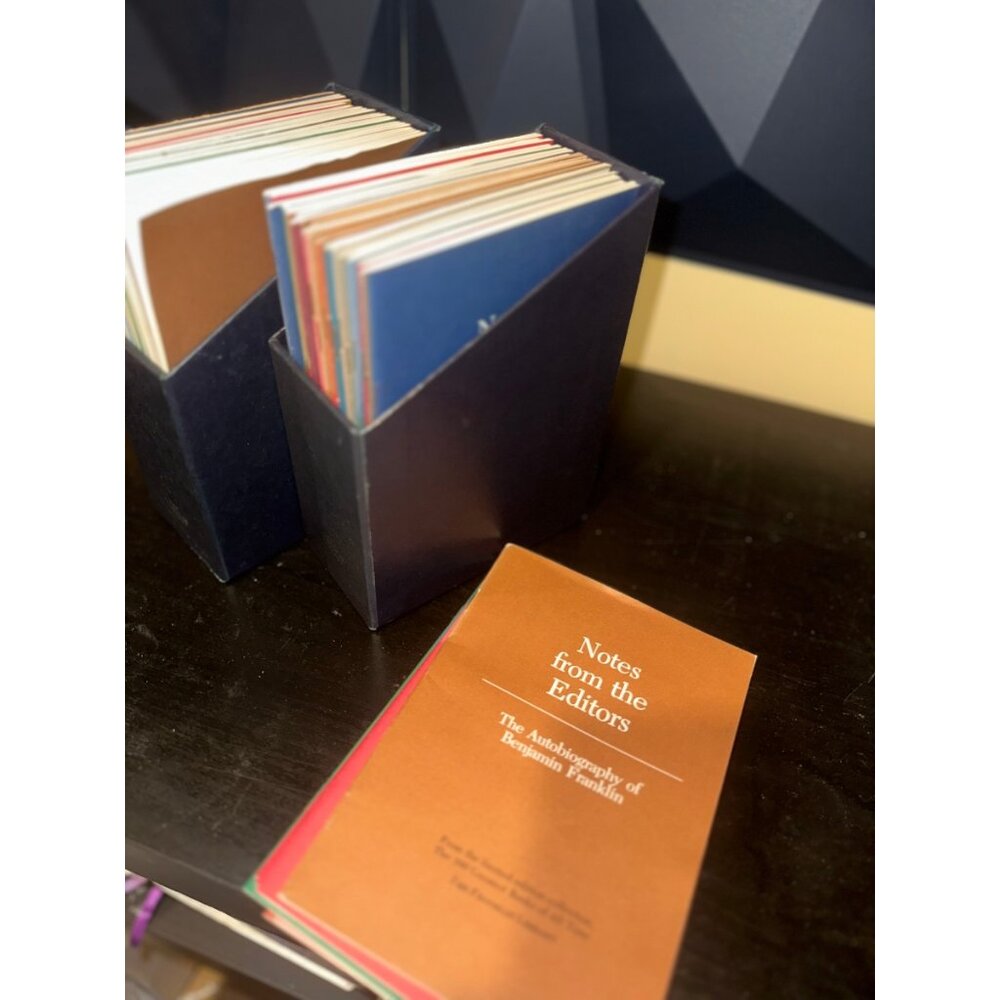 Easton Press set Notes from the Editors & Slipcases